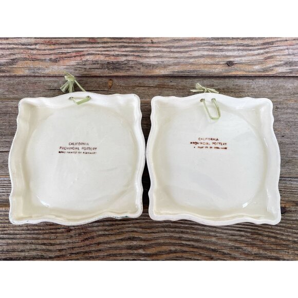 Vintage California Provincial Pottery Wall Plaques Women/Mens Work Humor - Picture 10 of 14